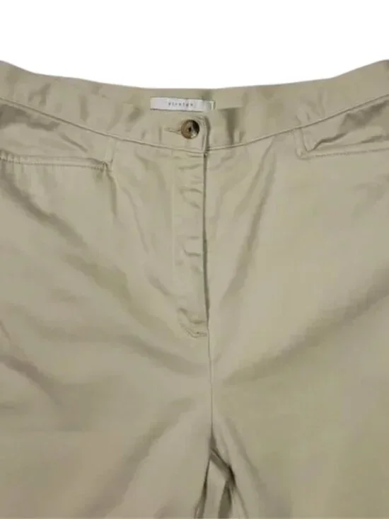 Jones Sport Capri Pants Women’s Size 4 Khaki Tan Stretch Cropped - Picture 3 of 5